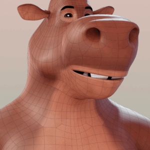 Hippo Anthro character (MAYA)